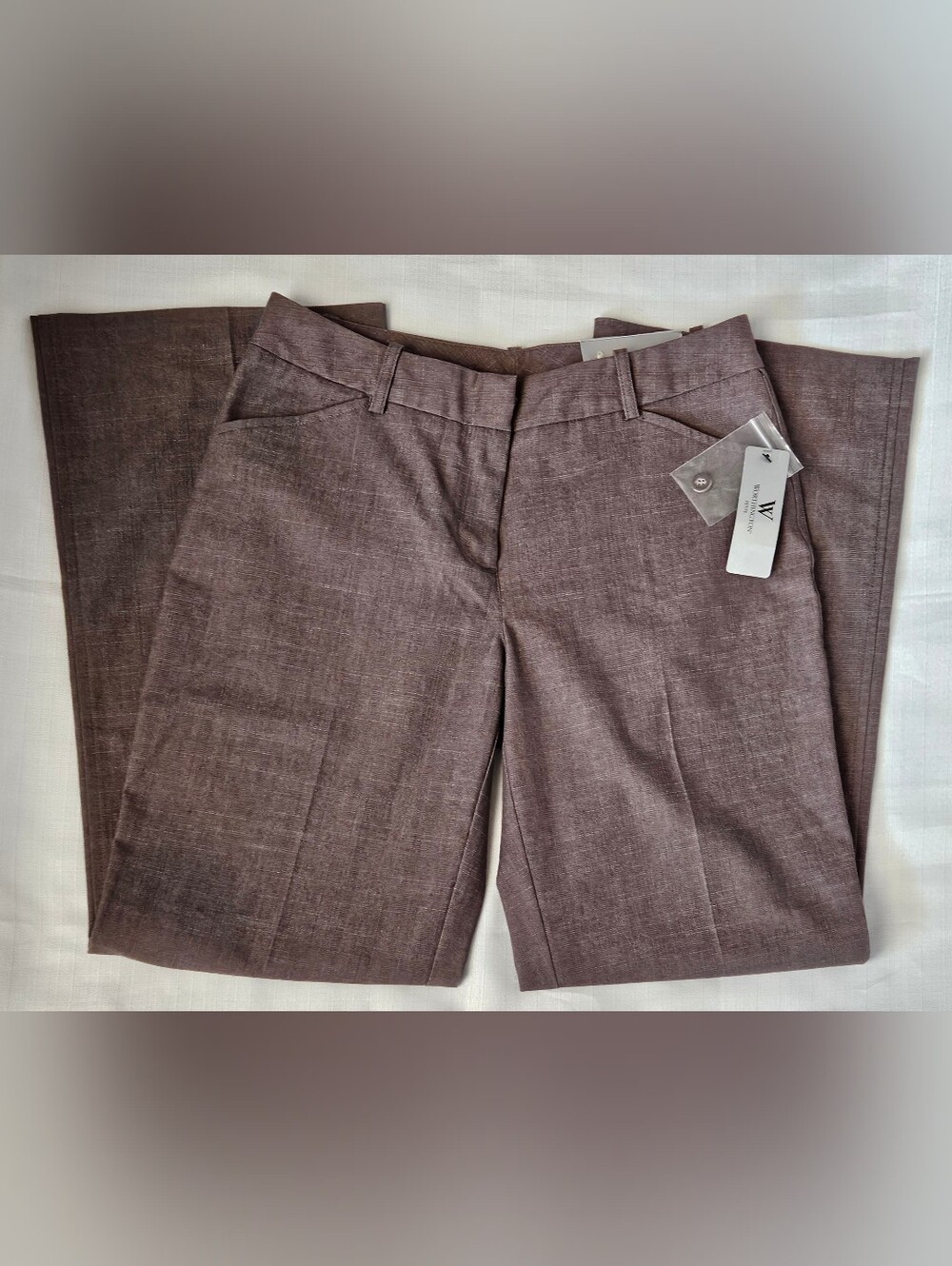 NWT Worthington Modern Fit Trouser Leg Dress Pants - 4 Petite